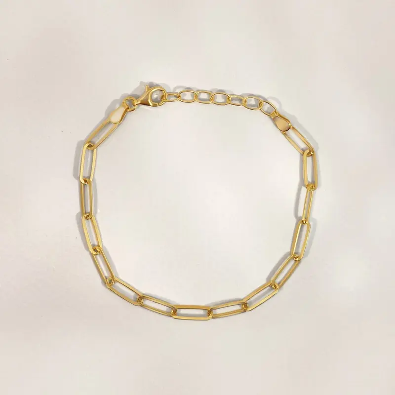 Paperclip Link Bracelet