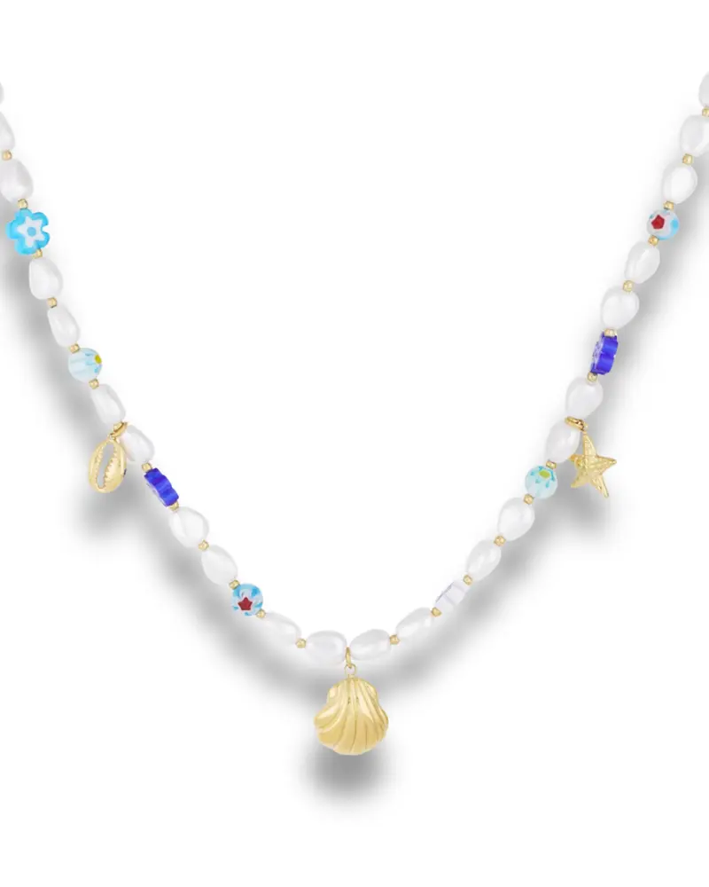 Parelketting bedeltjes - Beach style