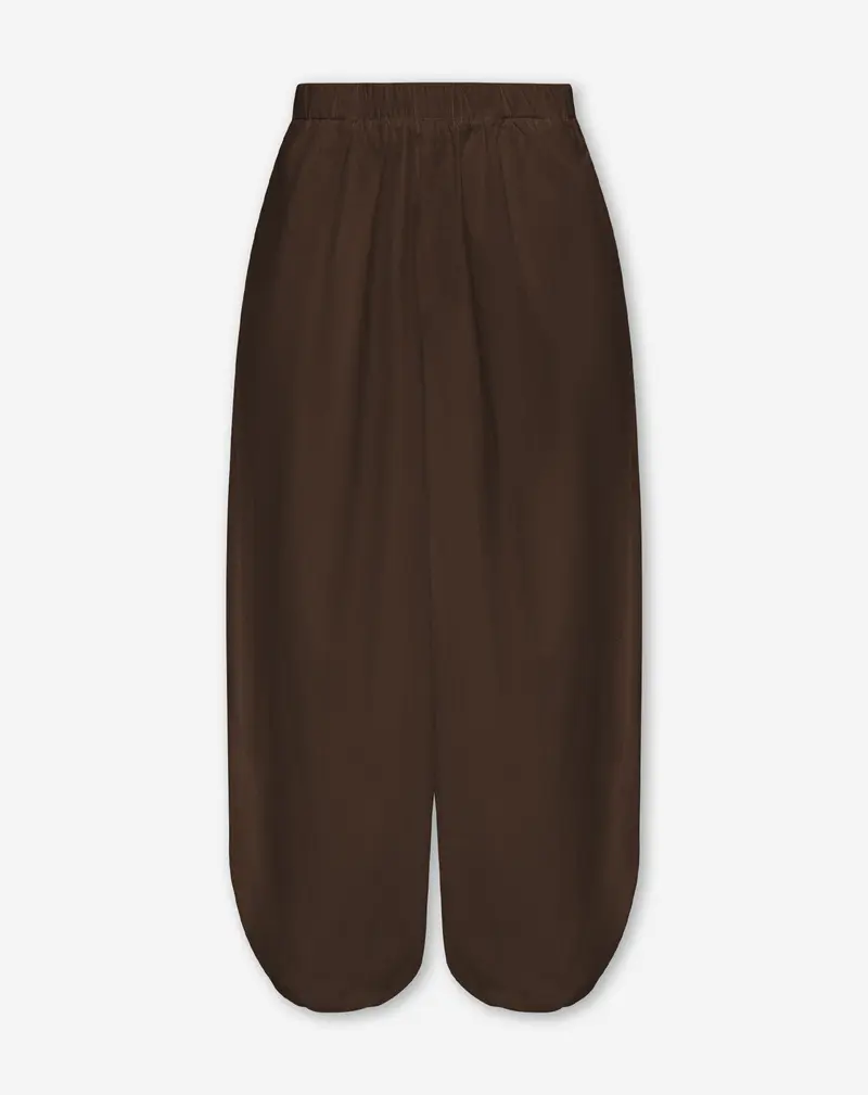 PEGGY BALLOON POPLINE PANTS BRUIN