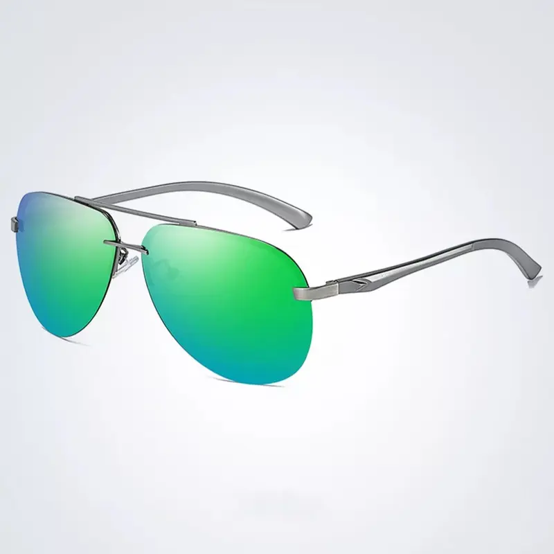 Polarisierte Sonnenbrille mit Metallrahmen für Sommer 2025