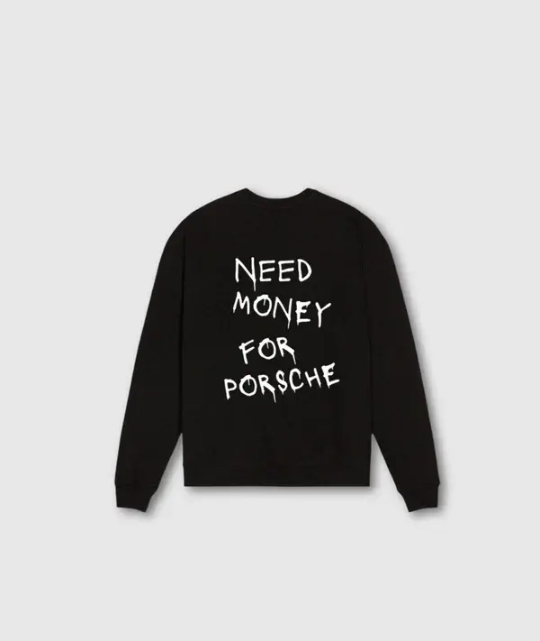 Premium Herbstpullover | Brauche Geld Für Porsche