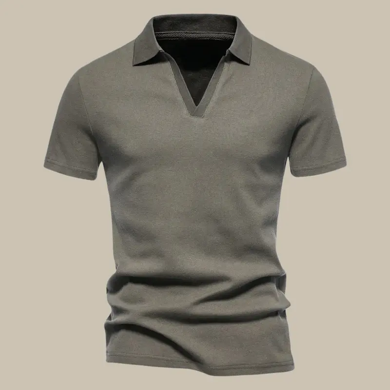 Premium Merino Polo | Herren Kurzarm-Polo für Frühling 2025