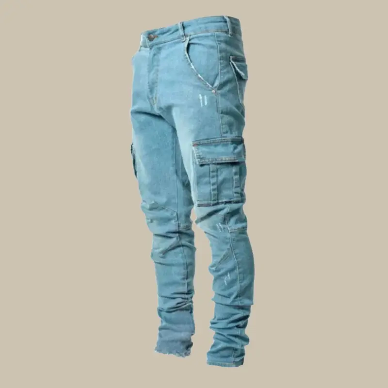 Premium Stretch Cargo Jeans für Herren - Orion