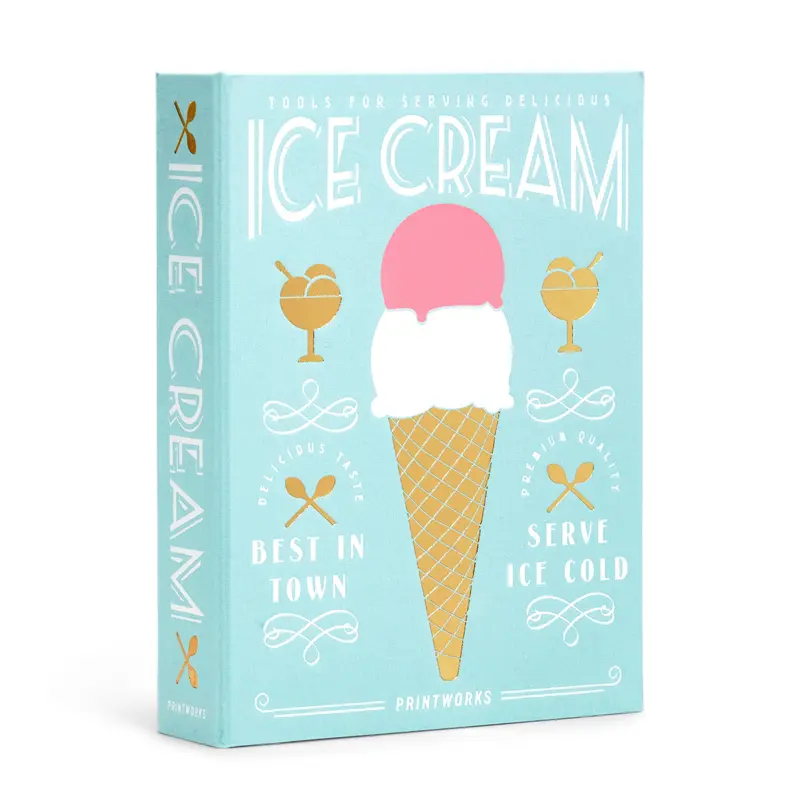 Printworks the Essentials | Ice Cream Tools | Boek met Accessoires