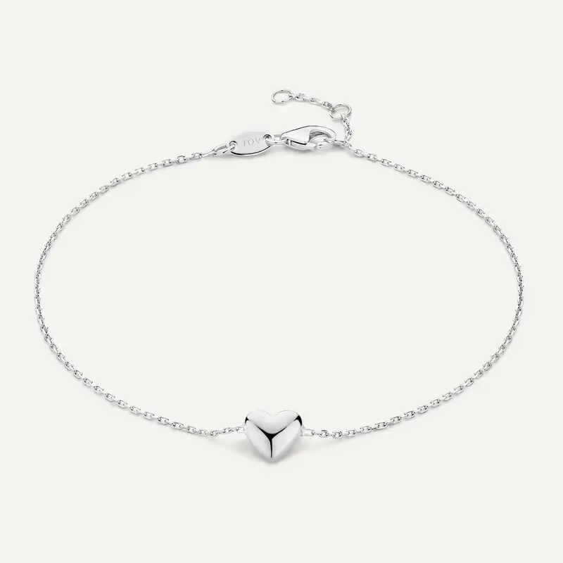 Puffy Heart Bracelet