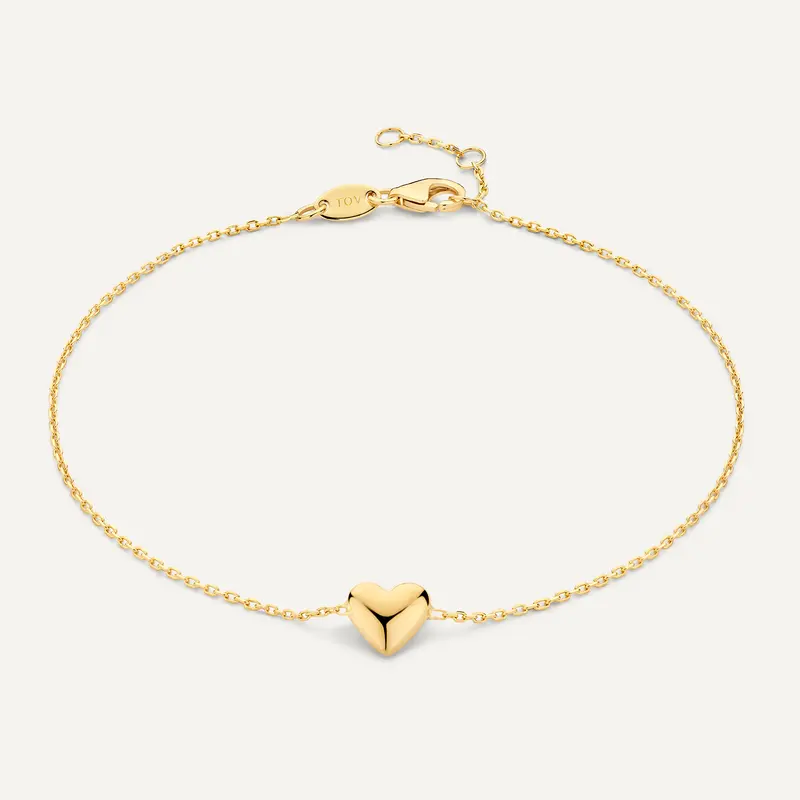 Puffy Heart Bracelet