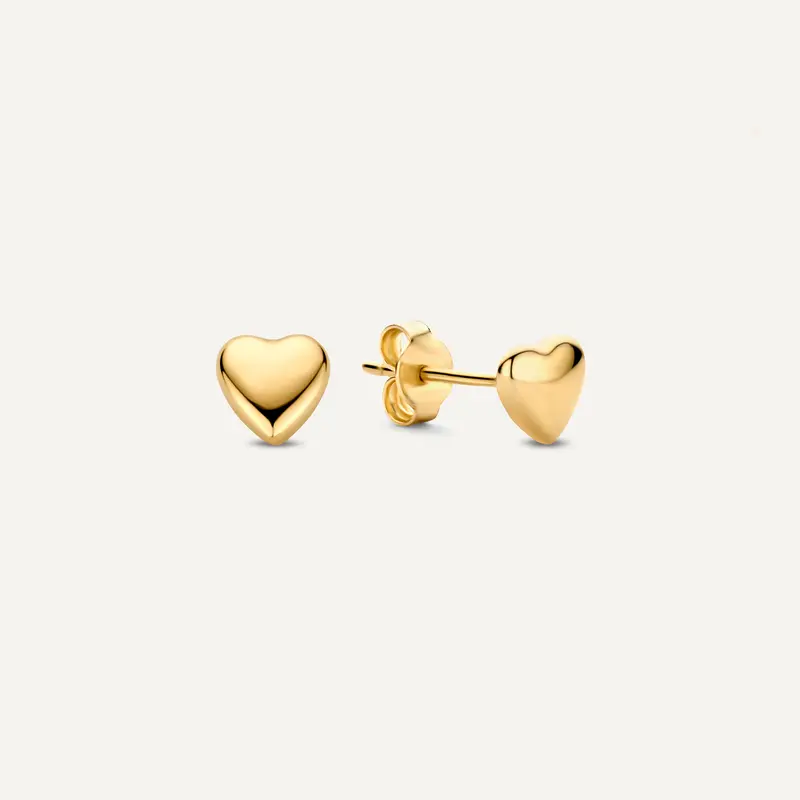 Puffy Heart Studs