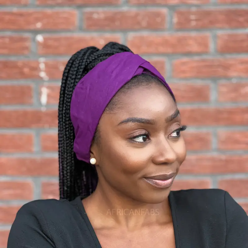 Purple Twist Headband - Adults - Hair Accessories