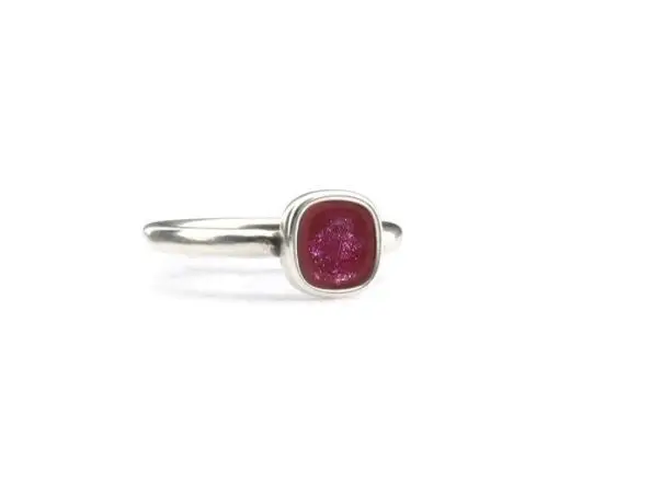 Qoss hanna ring 19 XL zilver