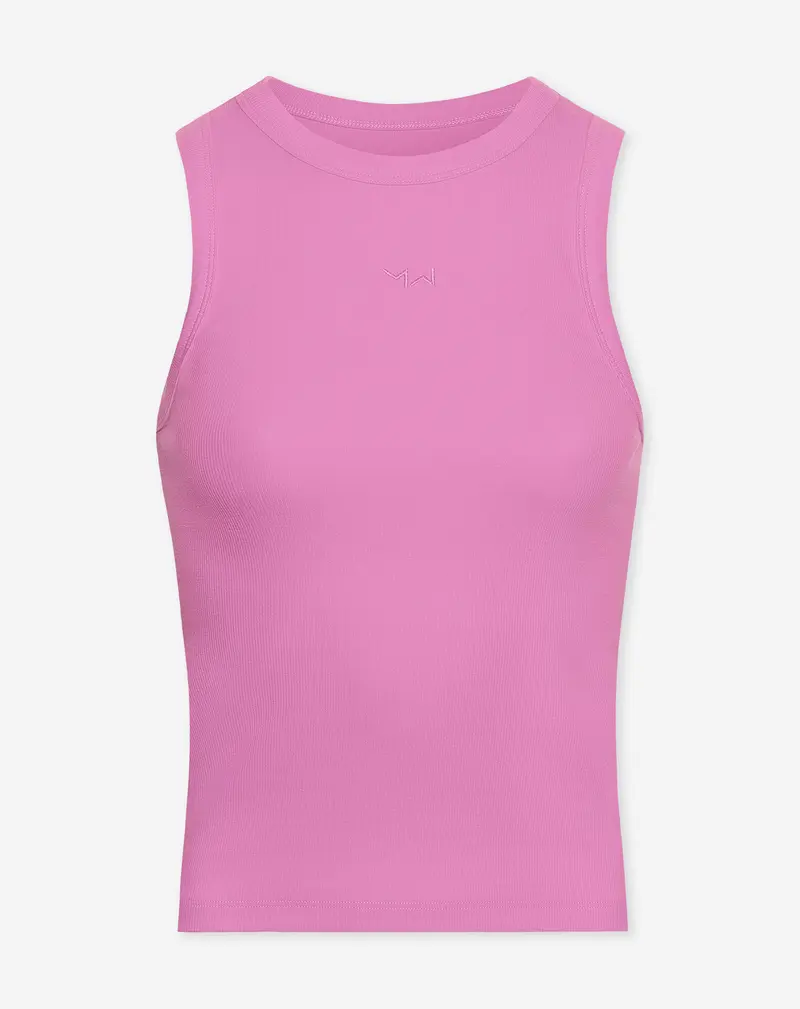 RACERBACK EMBROIDERY TOP ROZE