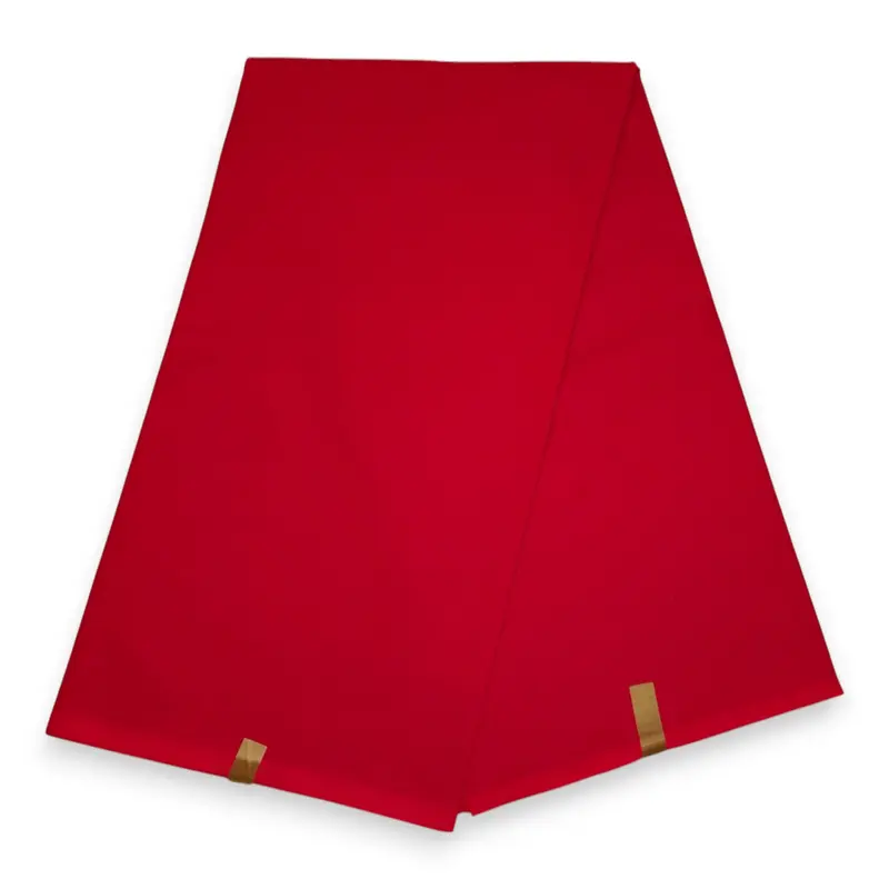 Red Plain Fabric - Red solid color - 100% cotton