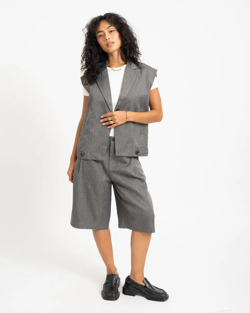 Remy Bermuda Shorts Donker Grijs