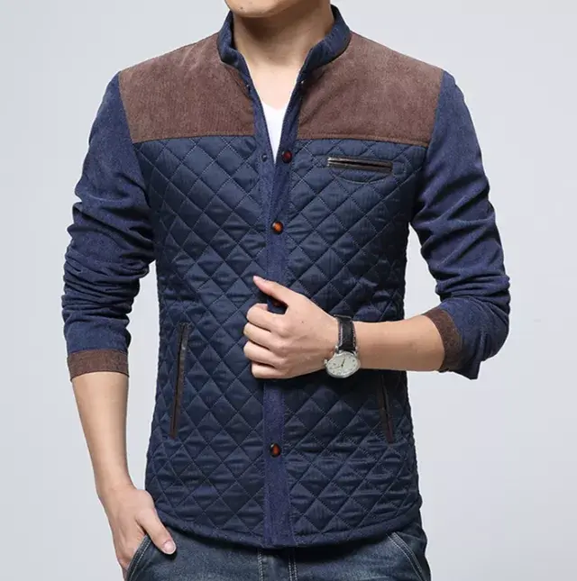 Retro Windjacke mit Stehkragen für Herren – Herbstzauber in Orlando