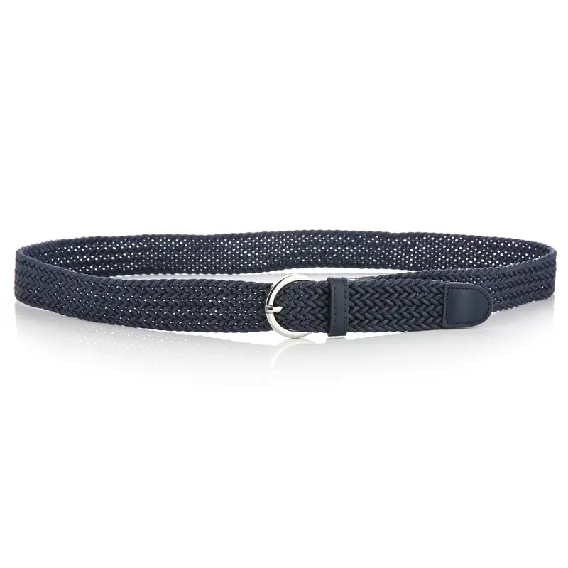 Riem Vlecht navy 120cm