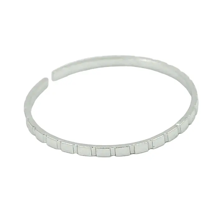 Ring Basic Dun zilver one-size
