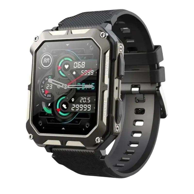 Robuste Smartwatch mit Herzfrequenzmesser & Schrittzähler - EnduranceX