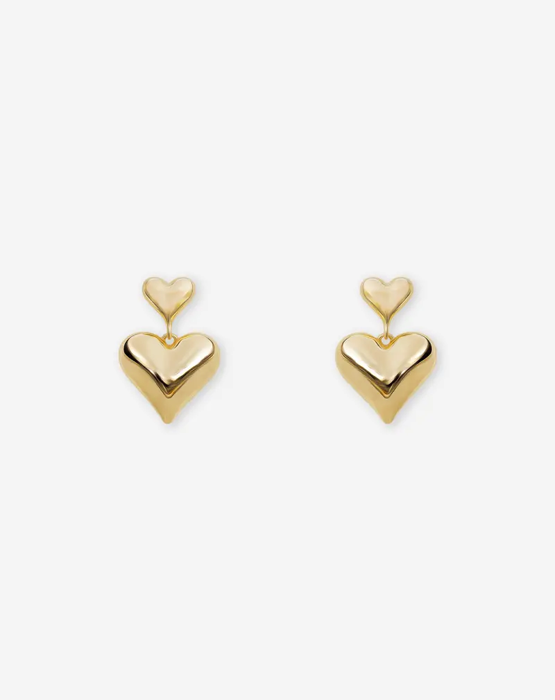 ROSIE DOUBLE HEART EARRINGS