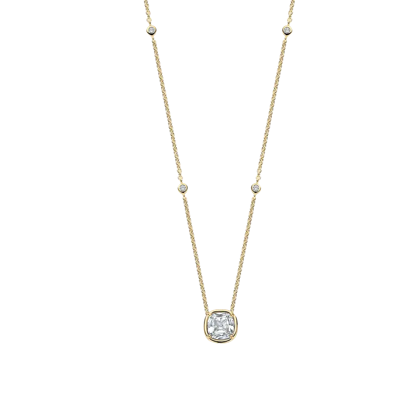 Round Zirconia Necklace