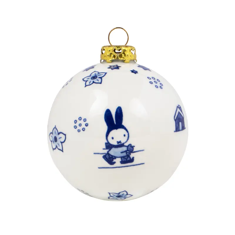 Royal Delft Kerstbal Nijntje Porselein | Delfts Blauw