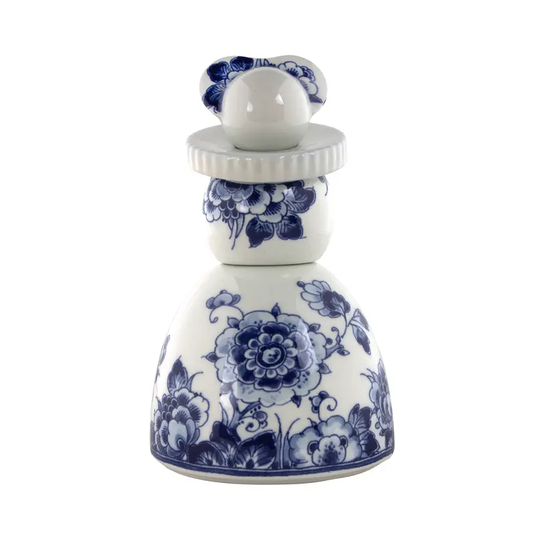 Royal Delft Proud Mary | Beeldje Classic Flowers | Delfts Blauw