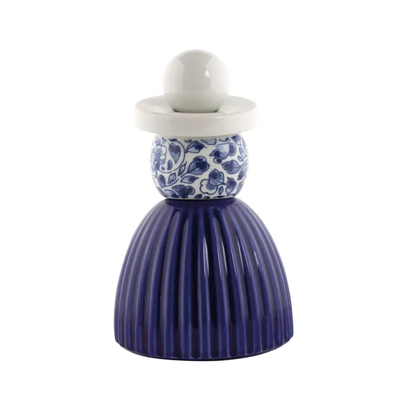 Royal Delft Proud Mary | Beeldje Cobalt Flower Pattern | Delfts Blauw
