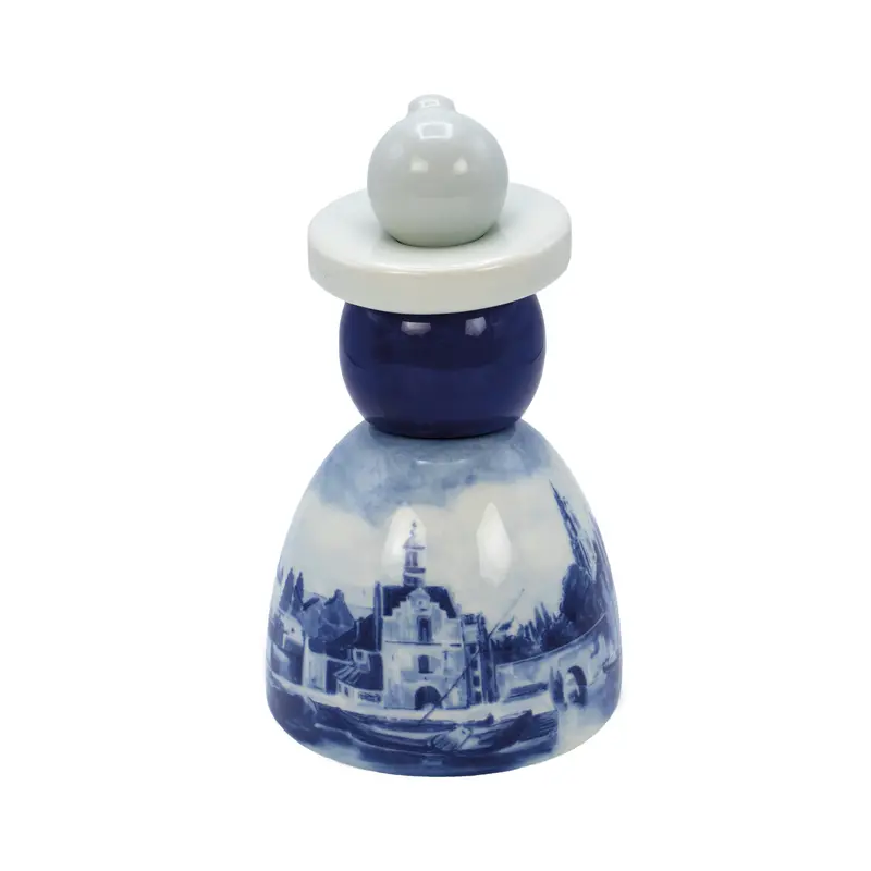 Royal Delft Proud Mary | Beeldje Gezicht op Delft | Delfts Blauw