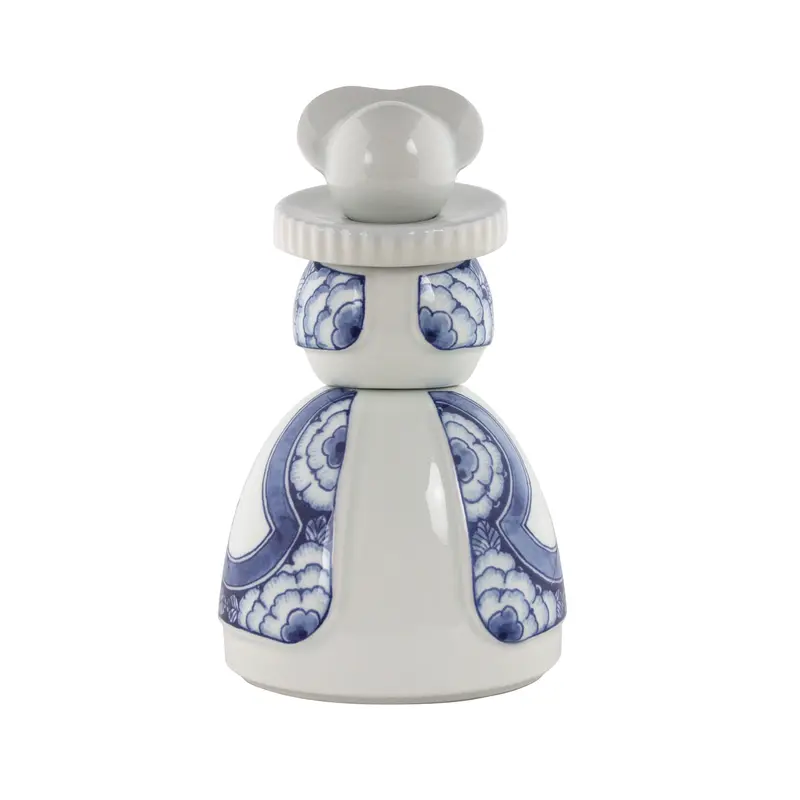 Royal Delft Proud Mary | Beeldje Ribbon Flower | Delfts Blauw