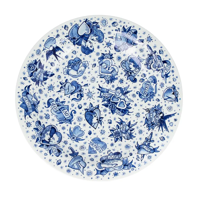 Royal Delft x Schiffmacher Bord True Love | Handgeschilderd