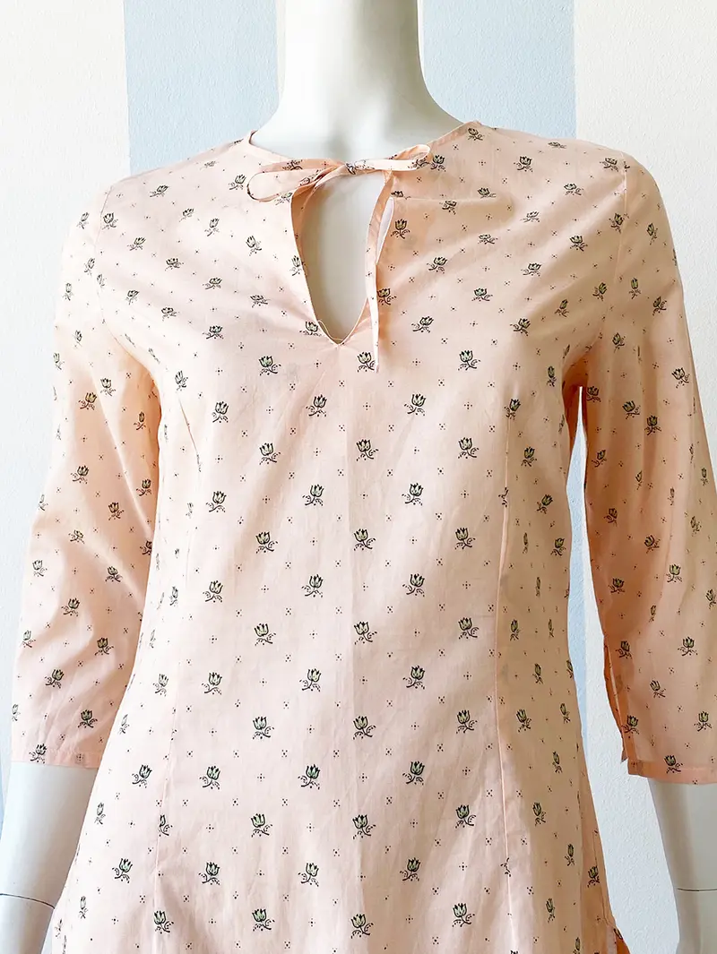 Roze katoenen tuniek