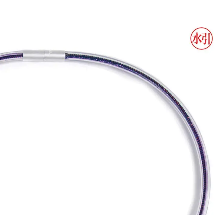 Rubber ketting, 1 LIJNS MIZUHIKI PURPLE