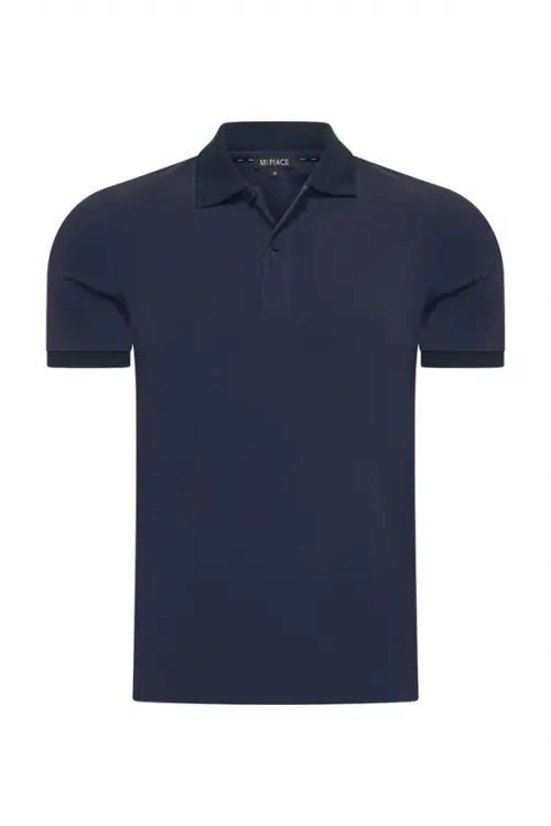 Ruben - Mi Piace Heren - Travelstof Polo - Dark Blue - 202013