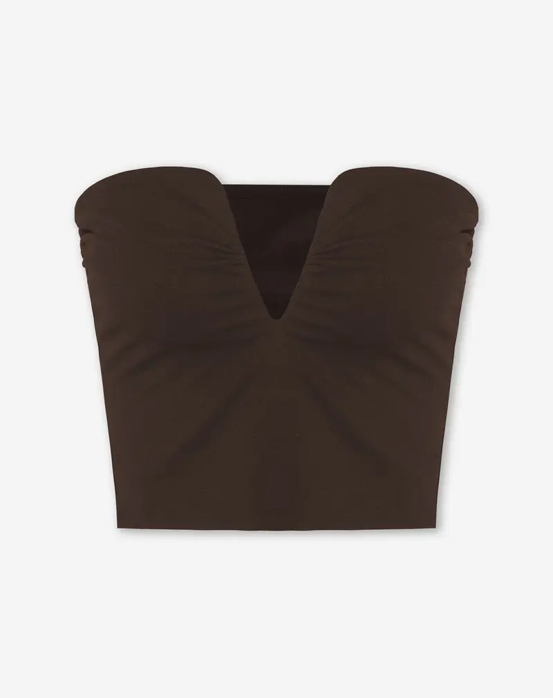 RUBY STRAPLESS TOP BRUIN