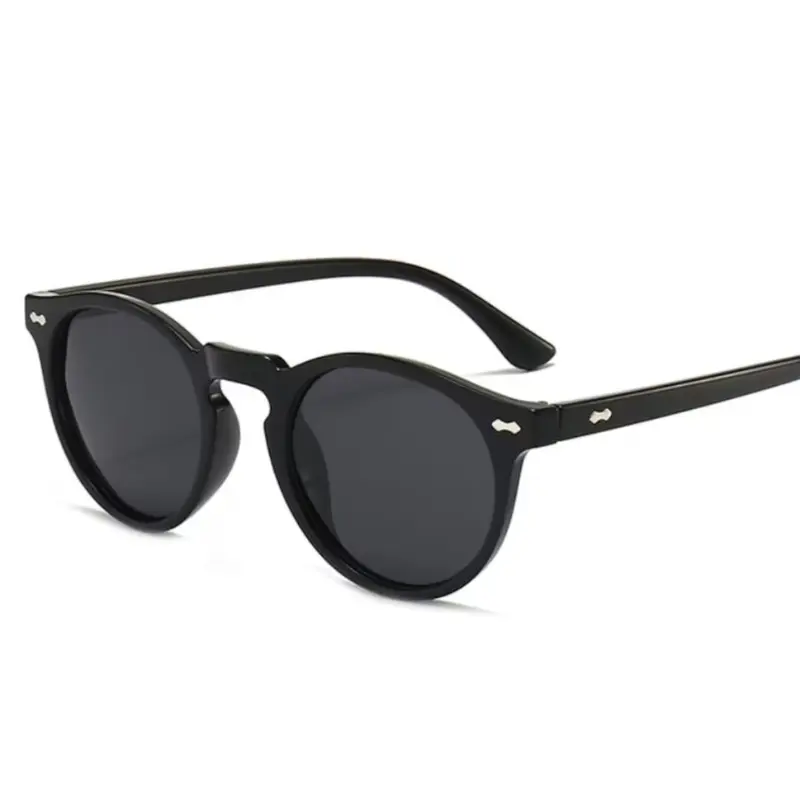 Runde Designer-Sonnenbrille mit polarisierten Gläsern für Sommer 2025