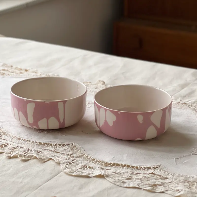 Schaaltje Weegbree - Atelier Inghels - Beige / paars