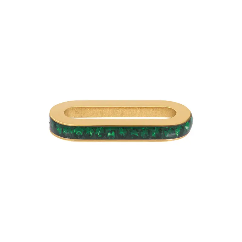 Schakel Zirconia Emerald - iXXXi Connect - 1,4 cm