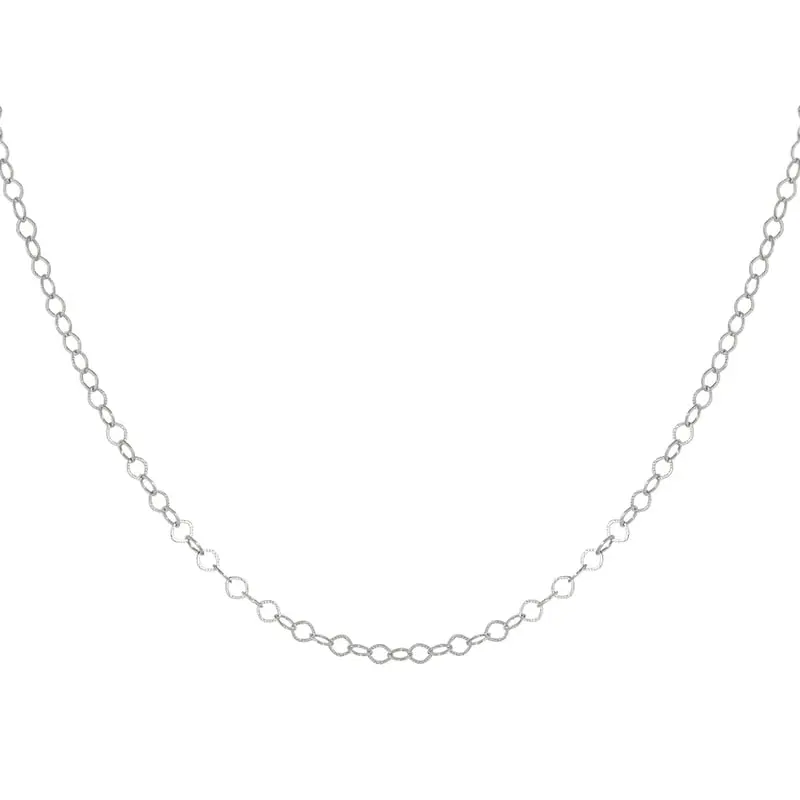 Schakelketting Ronde Schakels zilver