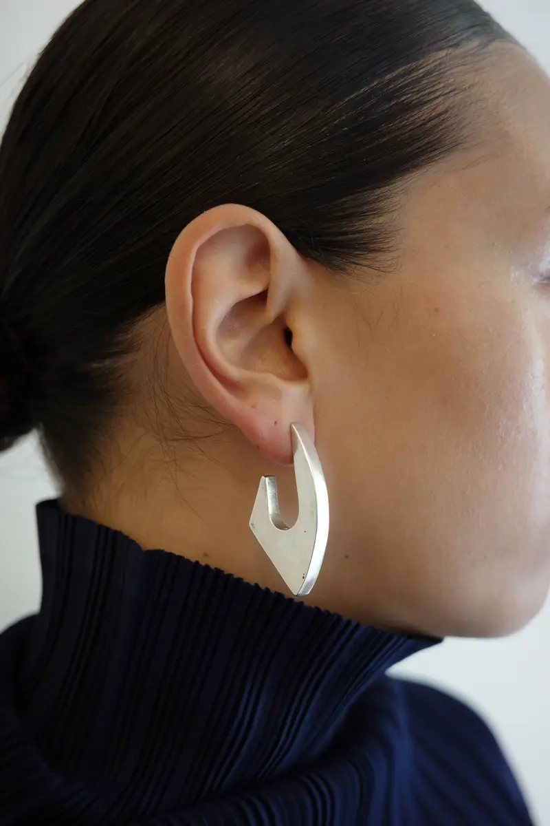 Sculptural Taxco earrings