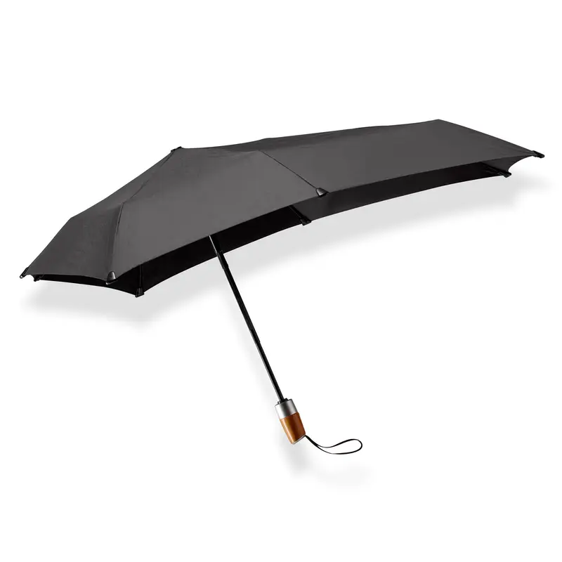 Senz Stormparaplu Mini Automatic Deluxe | Opvouwbaar | Pure Black
