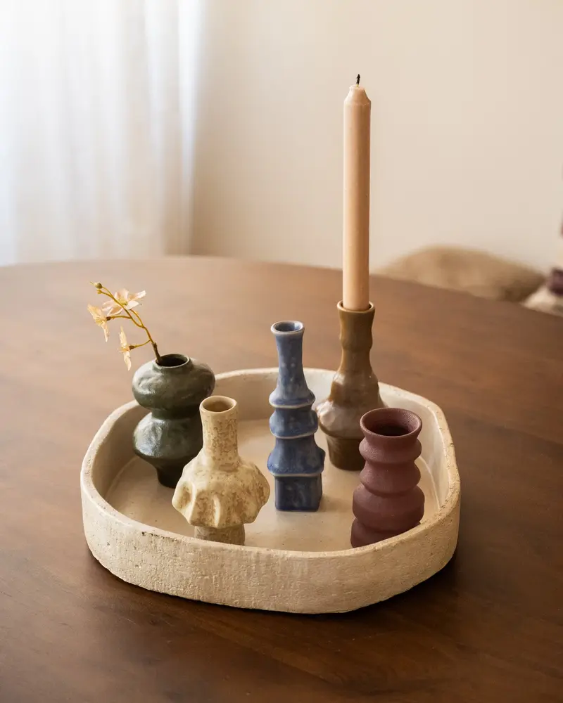 Set van 5 - HKLIVING Deco Vaas Palette