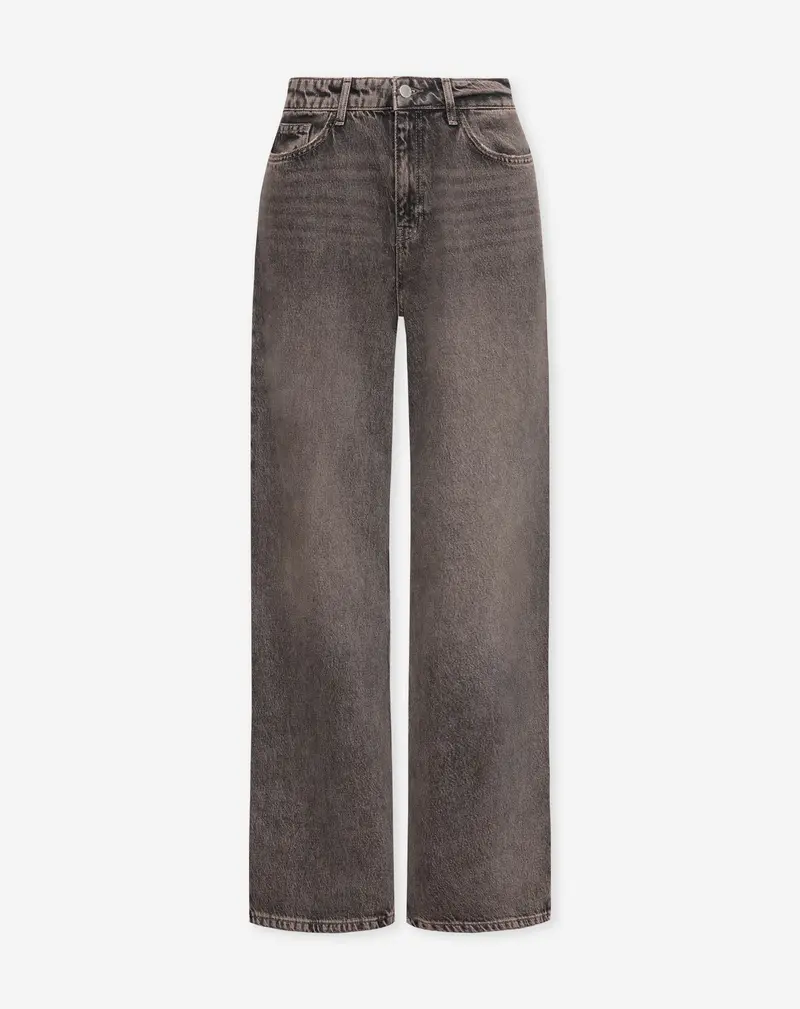 SIERRA WIDE LEG JEANS TINTED GRIJS