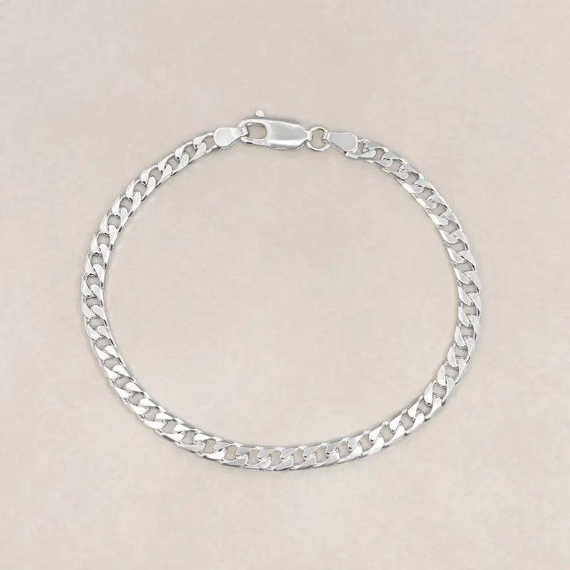 Silver Bold Gourmet Bracelet