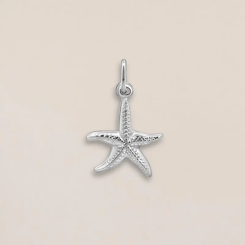 Silver Starfish Pendant