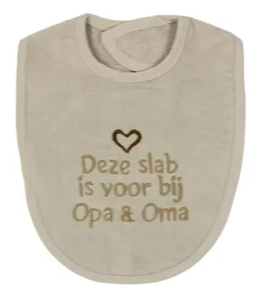 Slabbetje - Zand - Opa & Oma - Petit Villain