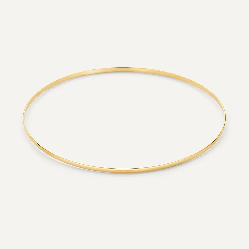 Slim Curved Stacker Bangle