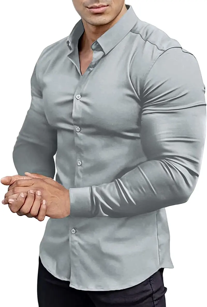 Slim-Fit Herrenhemd für Frühling 2026 – Knitterfrei – David