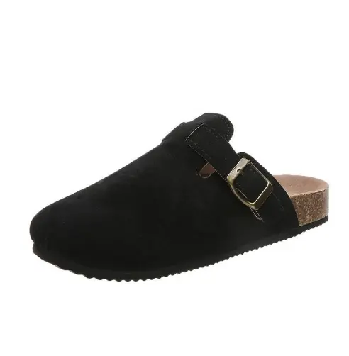 Slipper aus Wildleder mit verstellbarem Riemen - Herbst 2025 Edition