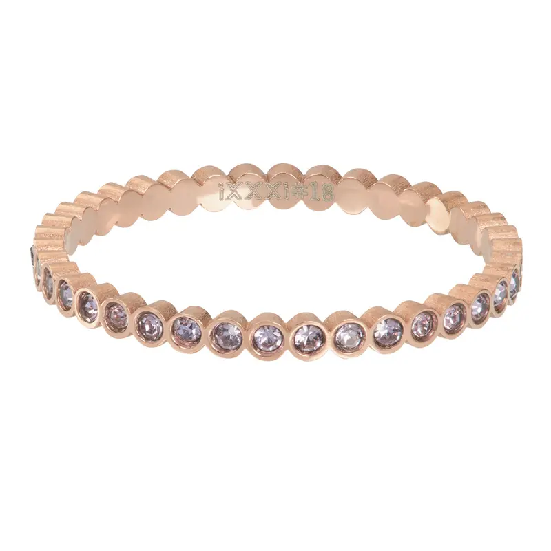 Small Circle Stone Tanzanite - iXXXi - Vulring 2 mm - Roségoudkleurig