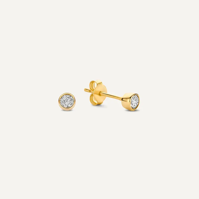 Small Cubic Zirconia Studs