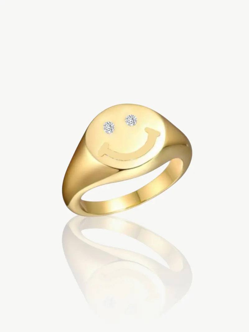 Smiley Face Ring