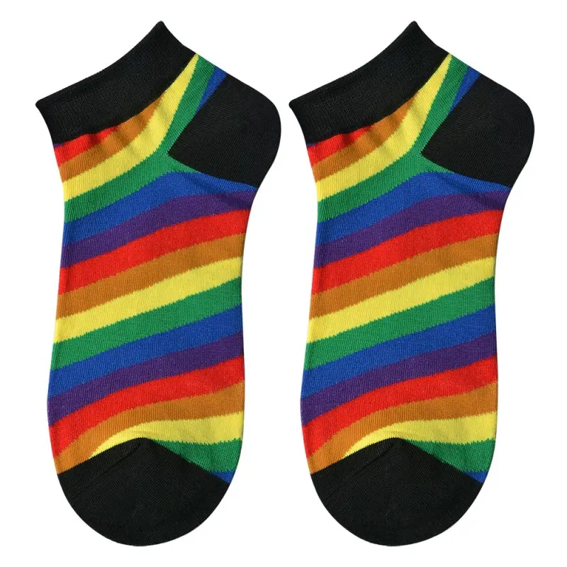 Sokken Regenboog multi one-size